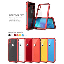 Charger l'image dans la galerie, Coque de luxe en chrome transparent haute protection pour iPhone