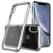 Charger l'image dans la galerie, Coque de luxe en chrome transparent haute protection pour iPhone - iPhone X / Argent