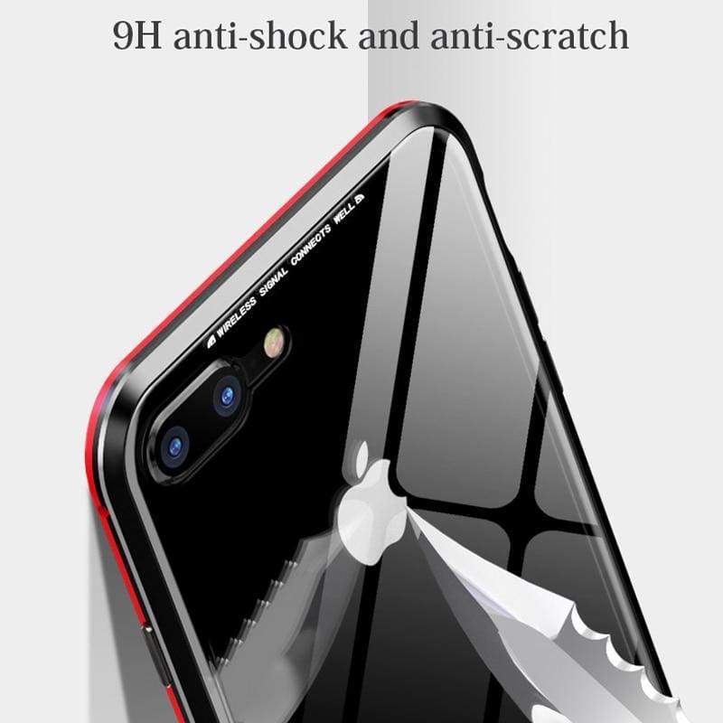 Coque deux faces à Adsorption Magnétique Super Résistante Pour iPhone