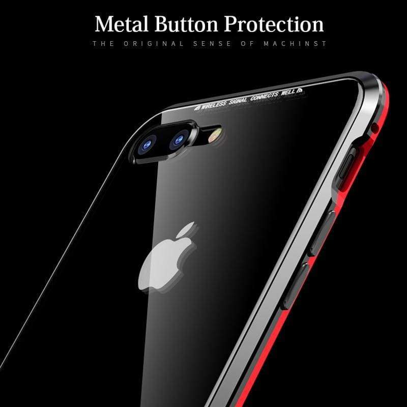 Coque deux faces à Adsorption Magnétique Super Résistante Pour iPhone