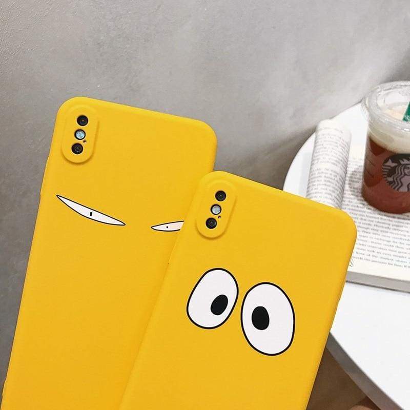 Coque en plastique rigide avec Emoticones pour iPhone