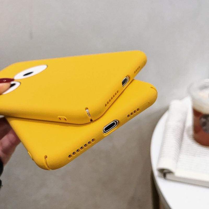 Coque en plastique rigide avec Emoticones pour iPhone