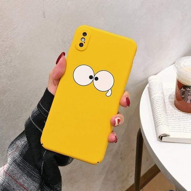 Coque en plastique rigide avec Emoticones pour iPhone - iPhone XS Max / Modèle 01