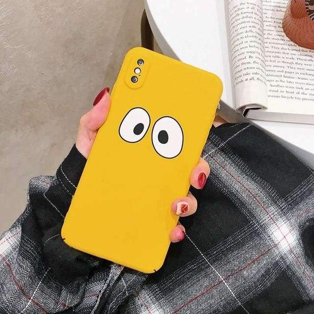 Coque en plastique rigide avec Emoticones pour iPhone - iPhone XS Max / Modèle 02