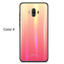 Charger l'image dans la galerie, Coque en verre trempé de luxe Arc-En-Ciel pour Huawei - Huawei P20 / Rose 2 Arc En Ciel - Fitted Cases