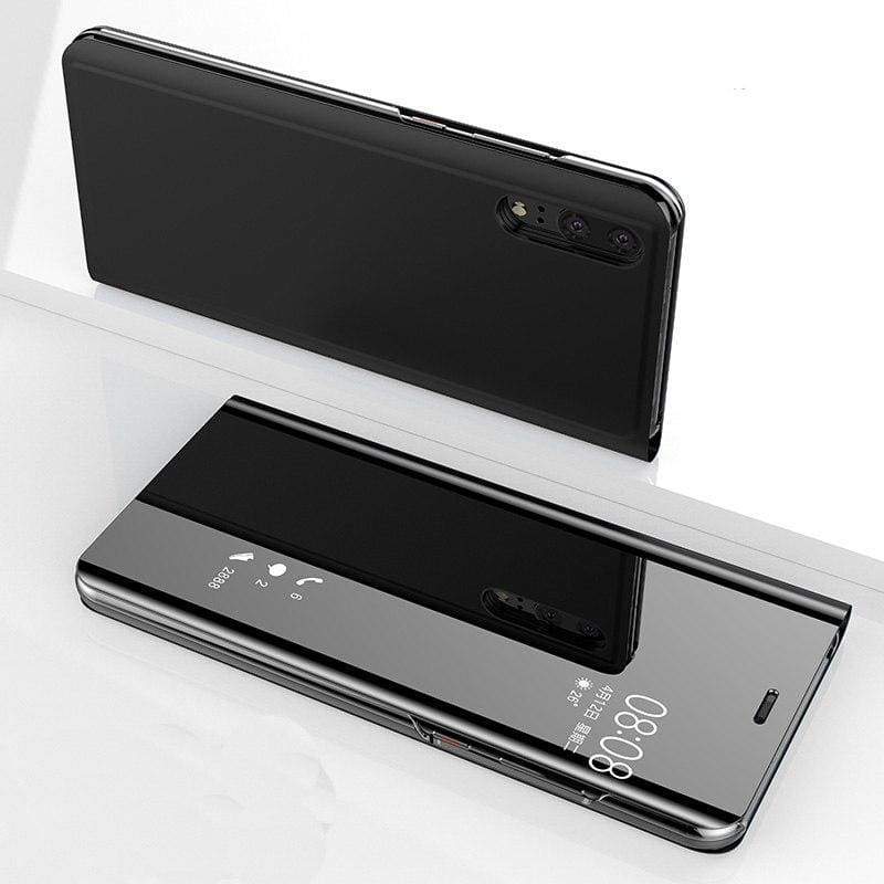 Coque Étui Smart View Pour Huawei - P20 / Noir - Fitted Cases