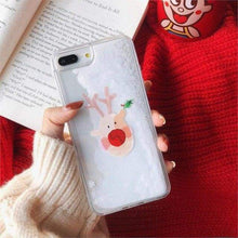 Charger l'image dans la galerie, Coque Pour iphone avec liquide paillette de noël - iPhone 6 Plus / 10