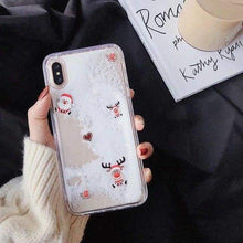 Charger l'image dans la galerie, Coque Pour iphone avec liquide paillette de noël - iPhone 6 Plus / 2