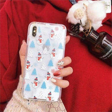 Charger l'image dans la galerie, Coque Pour iphone avec liquide paillette de noël - iPhone 6 Plus / 4