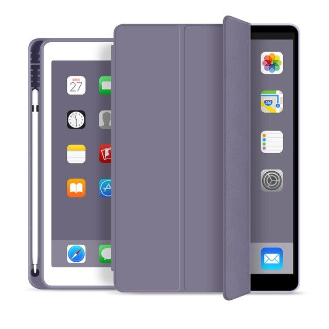 Coque à Adsorption Magnétique Antichoc en cuir pour iPad