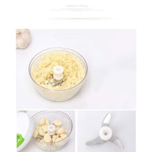 Charger l'image dans la galerie, Mini hachoir rapide manuel avec 3 lames - Manuel Trancheuses