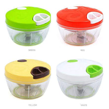 Charger l'image dans la galerie, Mini hachoir rapide manuel avec 3 lames - Manuel Trancheuses