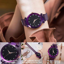 Charger l'image dans la galerie, Montre Ciel étoilé avec Bracelet en Mailles Aimant pour Femmes - Womens Watches