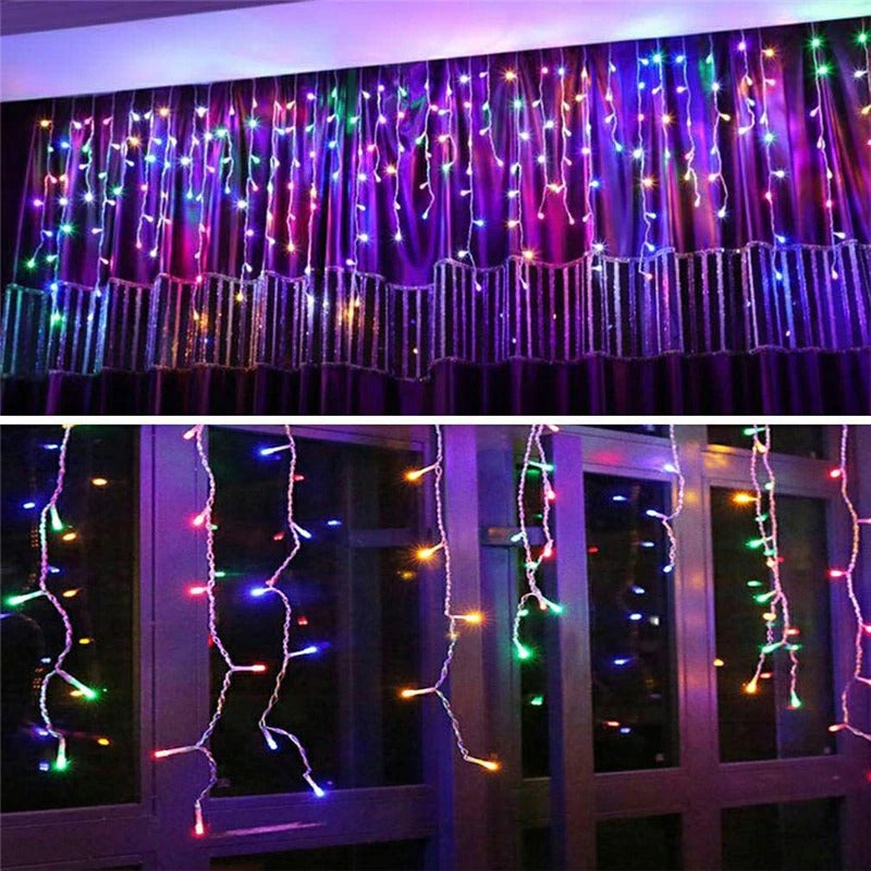 Guirlande Lumineuse LED Type Rideau pour Noël
