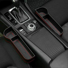 Charger l'image dans la galerie, Organisateur de siège auto avec porte monnaie & gobelet - noir côté gauche style simple - Rangement Rangement