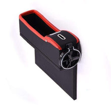 Charger l'image dans la galerie, Organisateur de siège auto avec porte monnaie & gobelet - Rouge côté droite - Rangement Rangement
