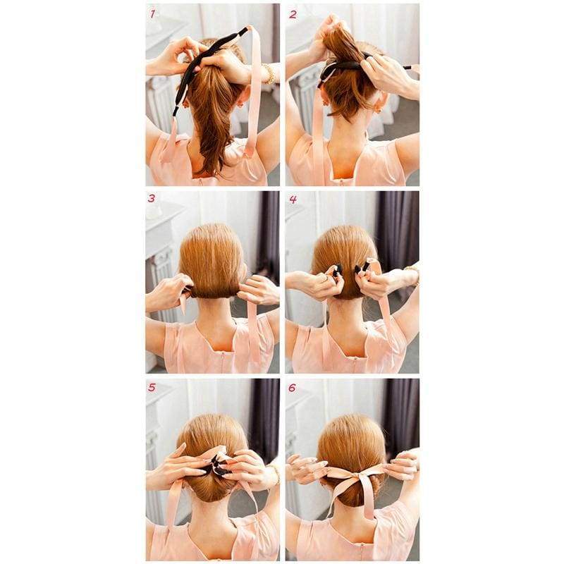 Outil Ruban Chignon Maker ! Livraison gratuite - Cheveux Accessoires