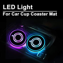 Charger l'image dans la galerie, Porte gobelet LED pour la Voiture avec 7 couleurs - Livraison Gratuite - Porte-boissons