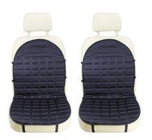 Charger l'image dans la galerie, 2en1 Coussin De Siège De Voiture Chauffant 12V Housses de siège auto