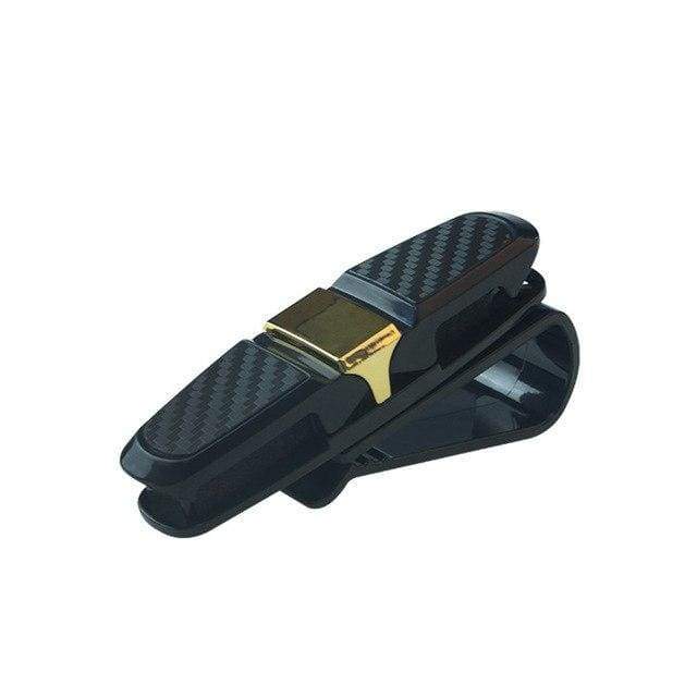 Rangement pour Lunettes et cartes avec Rotation à 180° - Noir-Or - Egouttoirs Et Racks