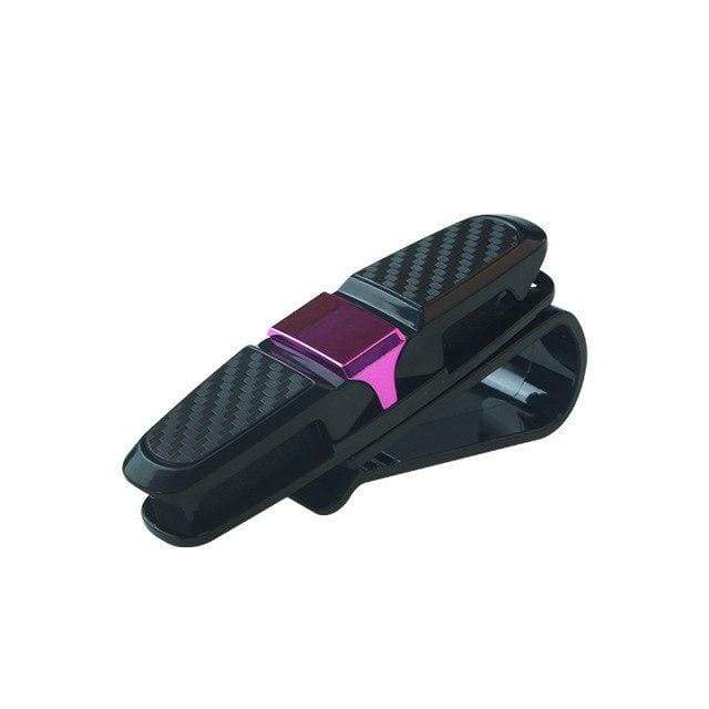 Rangement pour Lunettes et cartes avec Rotation à 180° - Noir-Rose - Egouttoirs Et Racks
