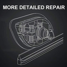 Charger l'image dans la galerie, Réparateur de Balai dEssuie-Glace Avec Porte-clés Désossé - Pare-brise Essuie-glaces