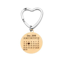 Charger l'image dans la galerie, Porte clé calendrier personnalisé Key Chains Or M003