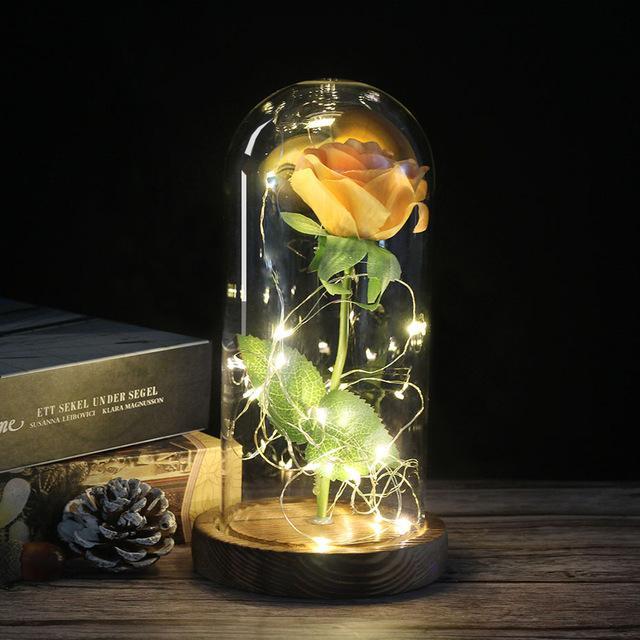 Rose Enchantée Artificielle Artificial & Dried Flowers Jaune