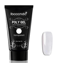 Charger l'image dans la galerie, Poly gel à ongles Multi-couleur non-toxique Nail Gel Transparent