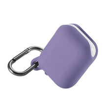 Charger l'image dans la galerie, 4en1 Étui silicone étanche pour Airpods Écouteurs Violet