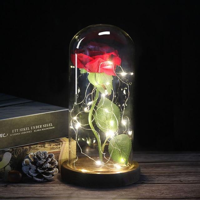 Rose Enchantée Artificielle Artificial & Dried Flowers Rouge 00