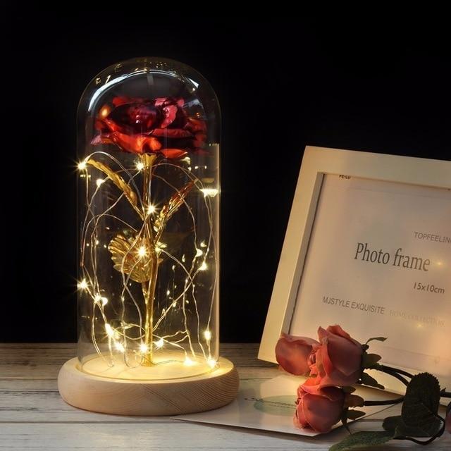 Rose Enchantée Artificielle Artificial & Dried Flowers Rouge 01