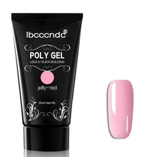 Charger l'image dans la galerie, Poly gel à ongles Multi-couleur non-toxique Nail Gel Rose 01