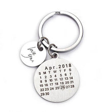 Charger l'image dans la galerie, Porte clé calendrier personnalisé Key Chains Argent M002