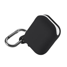 Charger l'image dans la galerie, 4en1 Étui silicone étanche pour Airpods Écouteurs Noir