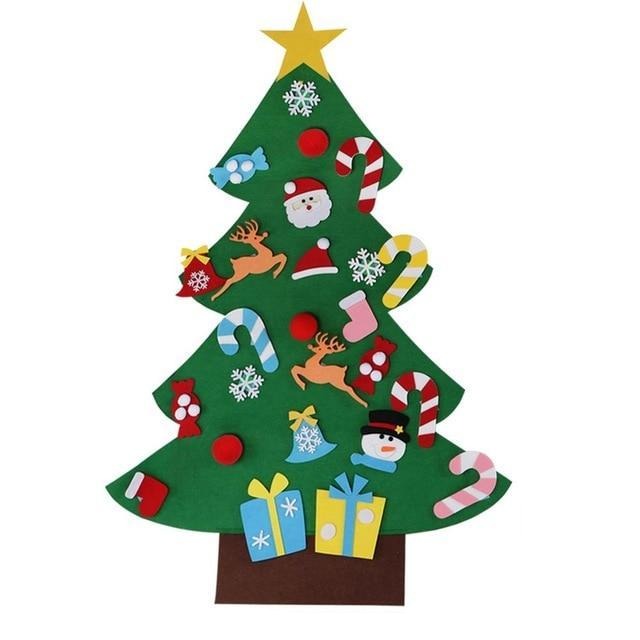 Arbre de Noël en Feutre (Meilleur Cadeau pour Les Enfants) Trees Modèle 02