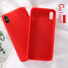 Charger l'image dans la galerie, Coque en Silicone Haute Protection pour iPhone Coques iPhone X Rouge