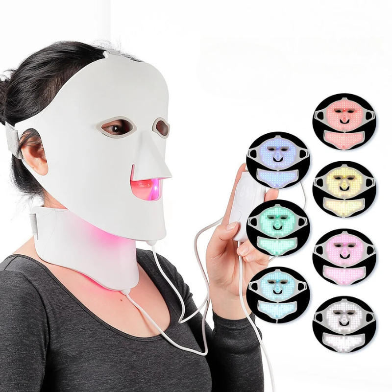 Masque LED 7 Couleurs – La Nouvelle Génération des Soins Visage