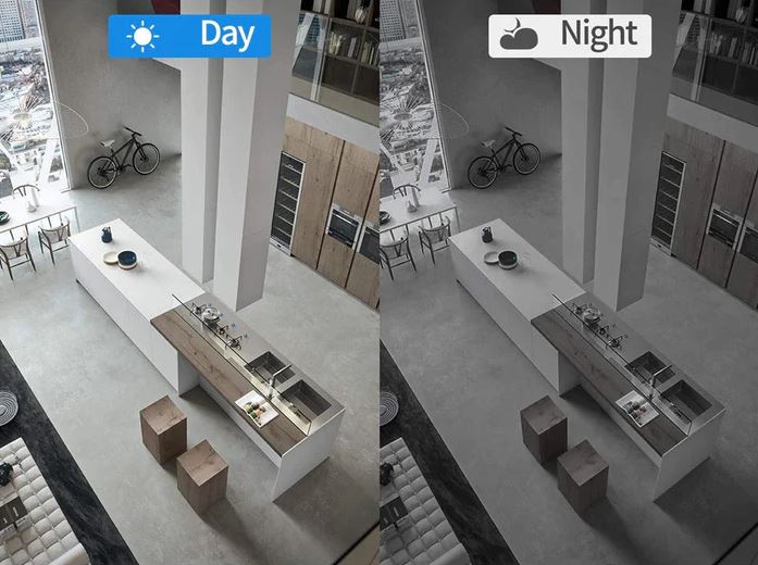 Caméra de Sécurité WiFi Compacte avec Vision Nocturne