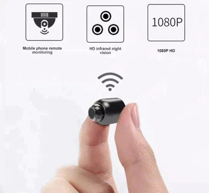 Caméra de Sécurité WiFi Compacte avec Vision Nocturne