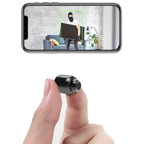 Caméra de Sécurité WiFi Compacte avec Vision Nocturne
