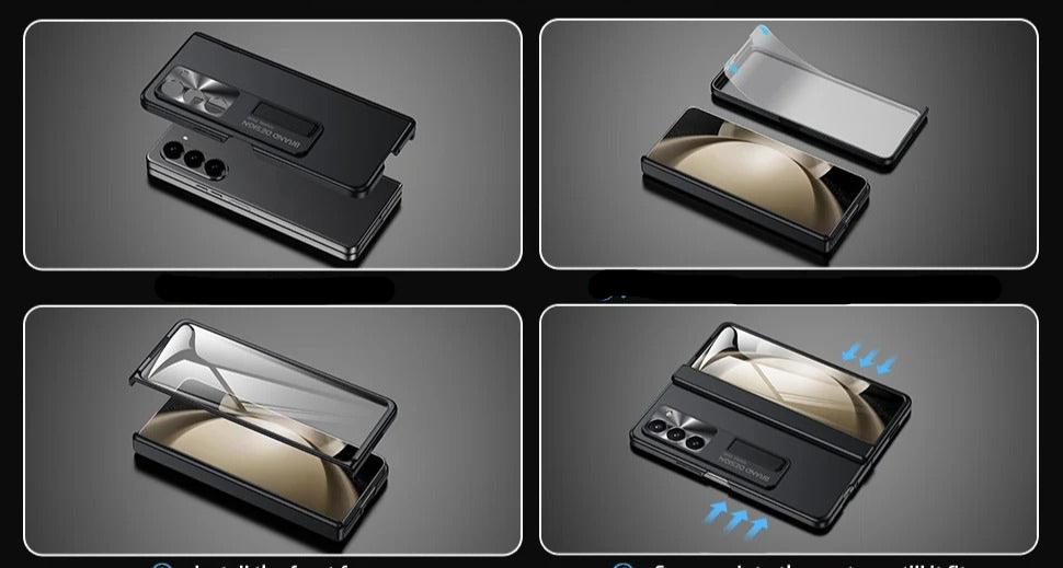 Coque Mince Antichoc avec Protection d'Écran Intégrée pour Samsung Galaxy Z4