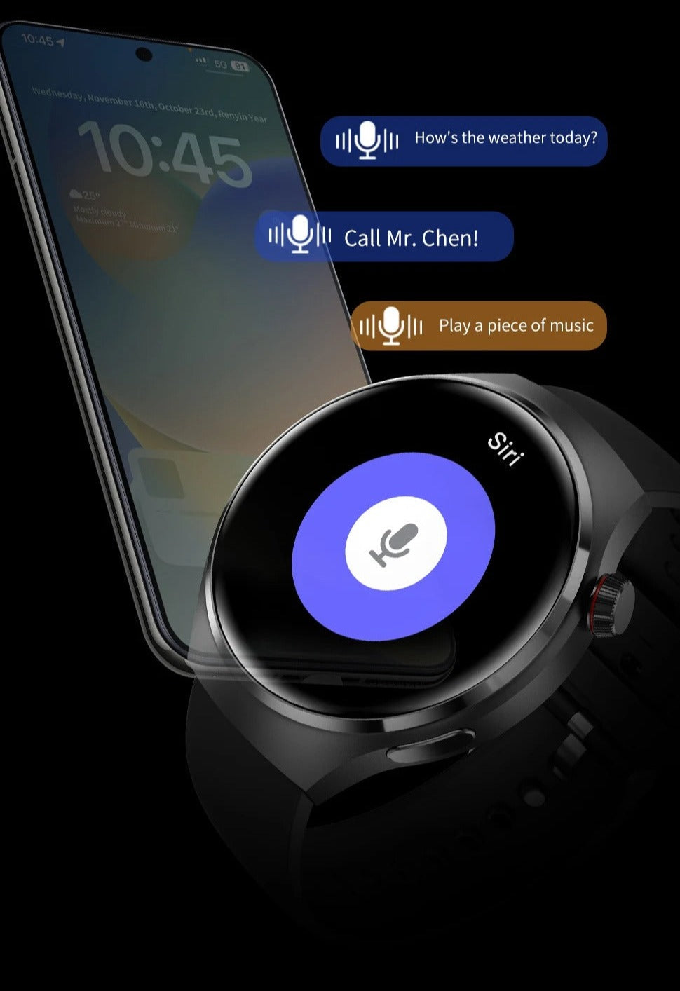 Smart Watch GT4 Pro pour homme