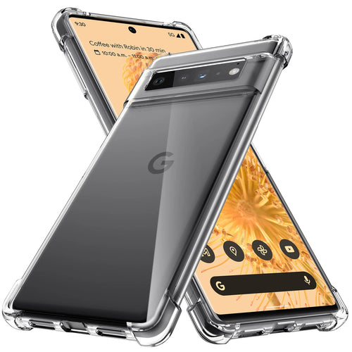 Funda de TPU transparente y suave para Google Pixel