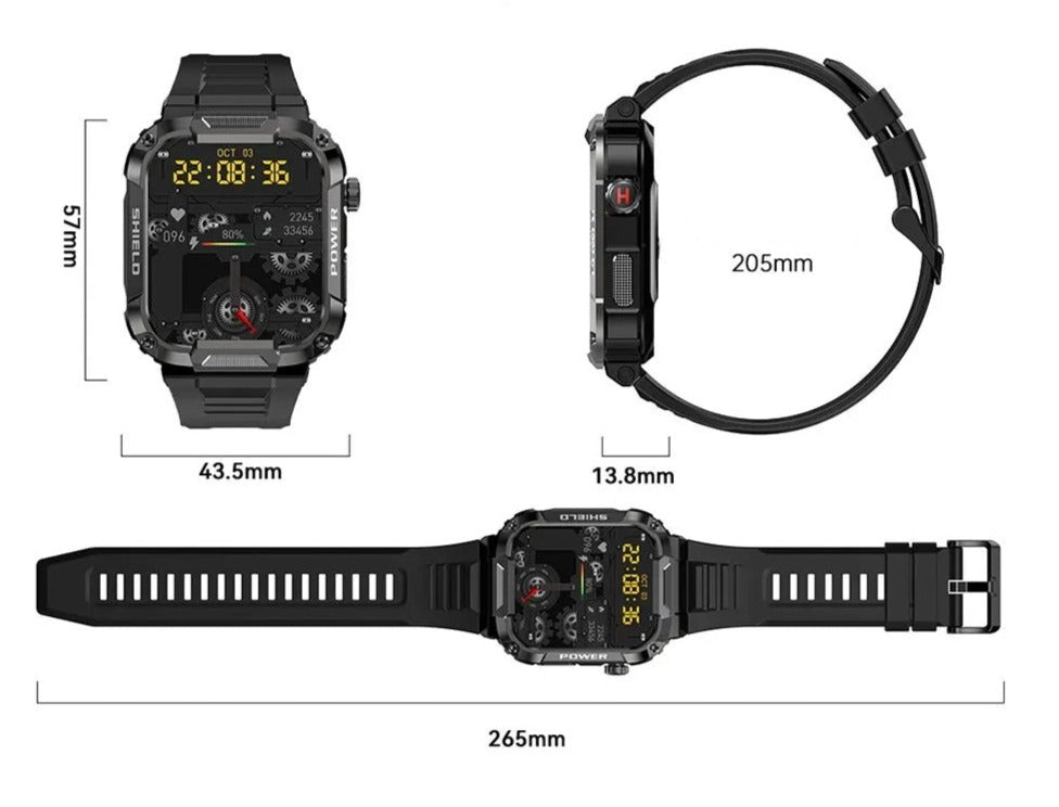 Smartwatch étanche IP68 pour homme