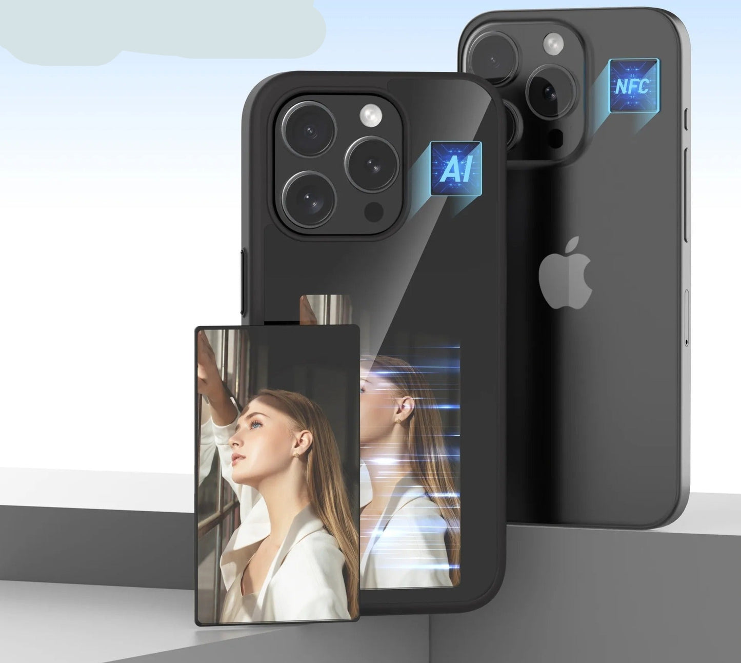 Coque pour iPhone personnalisable avec projection arrière