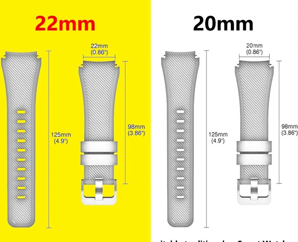 Bracelet en silicone pour Samsung Galaxy Watch