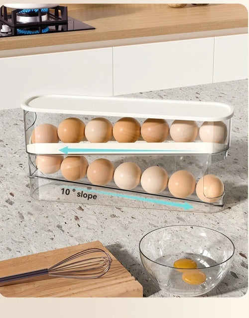 Dispensador de huevos rodante