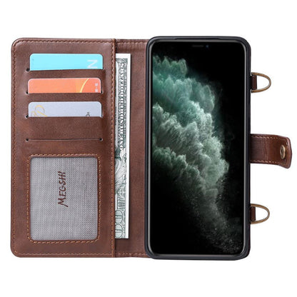 Funda de cuero con tapa para iPhone