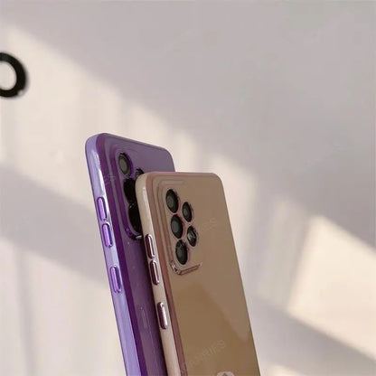 Coque Bandoulière Silicone Plaqué pour Samsung